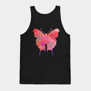 Butterfly Hearts Graphic Tank Top